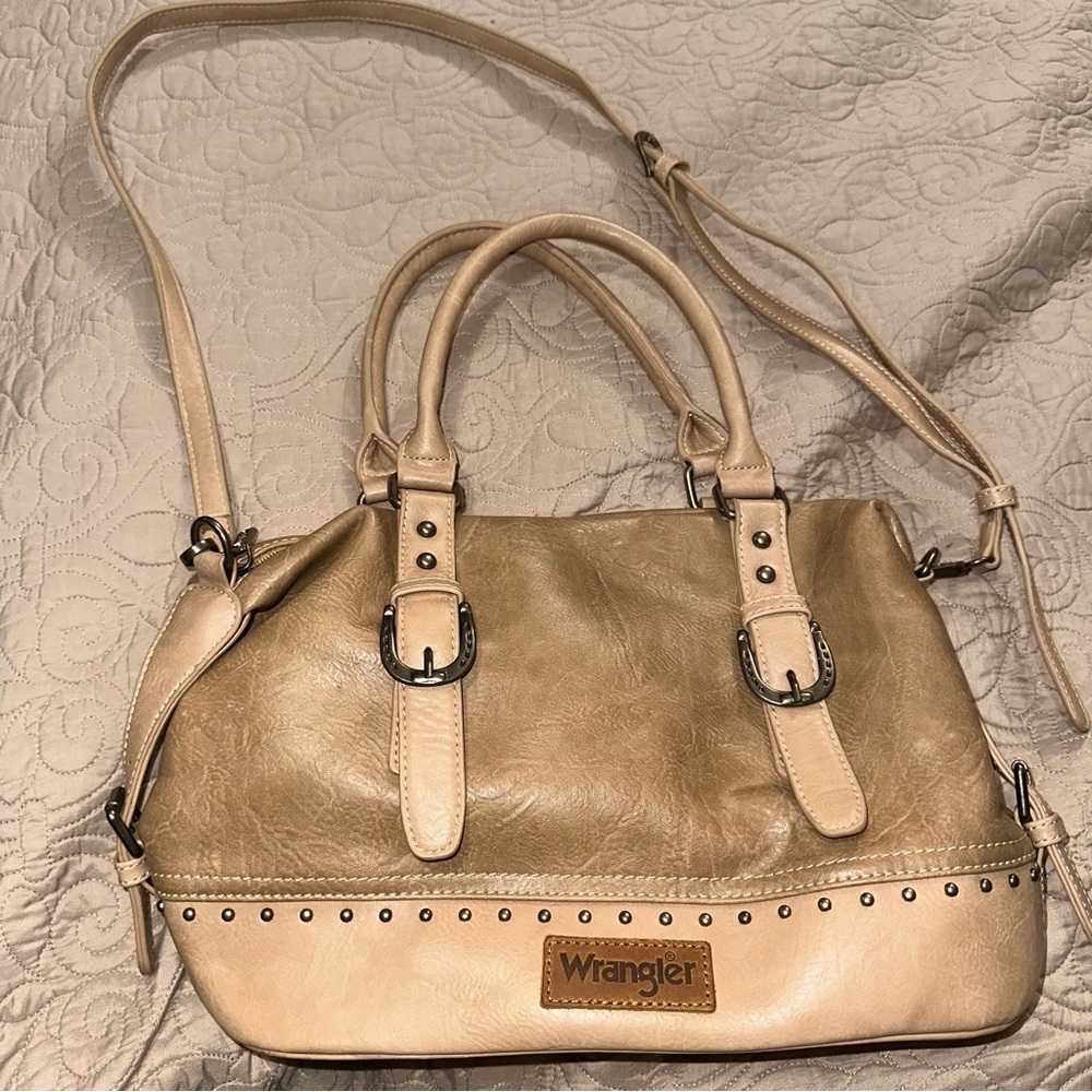 Wrangler Beige and Cream Women's Satchel